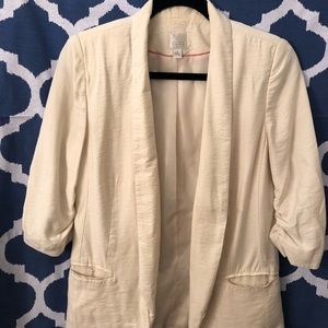 Lauren Conrad Cream Blazer Size 4